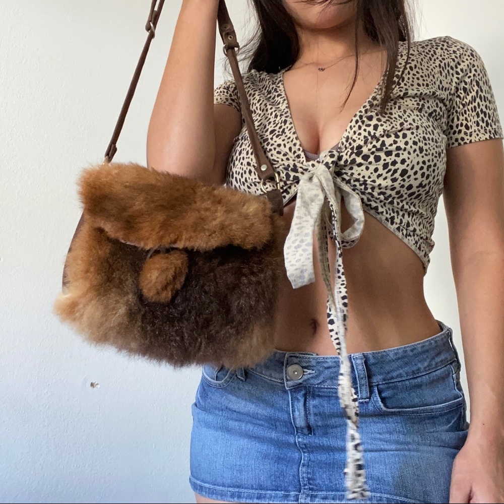 American Vintage Fuzzy Purse